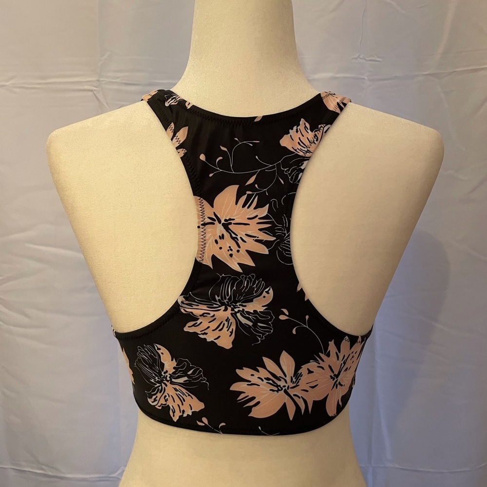 Blooming Jelly 2 Piece Swimsuit Size M Black and Pink - Picture 5 of 14